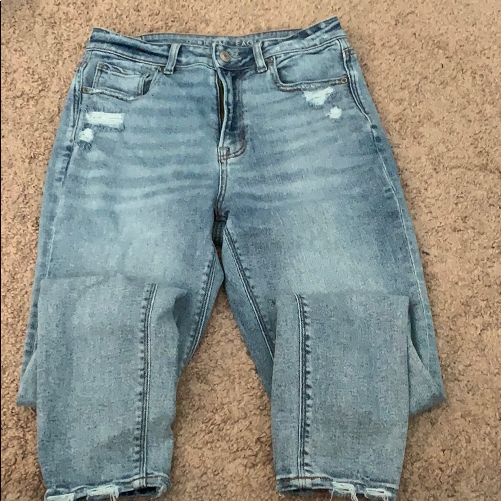 American eagle new stretchy mom jeans